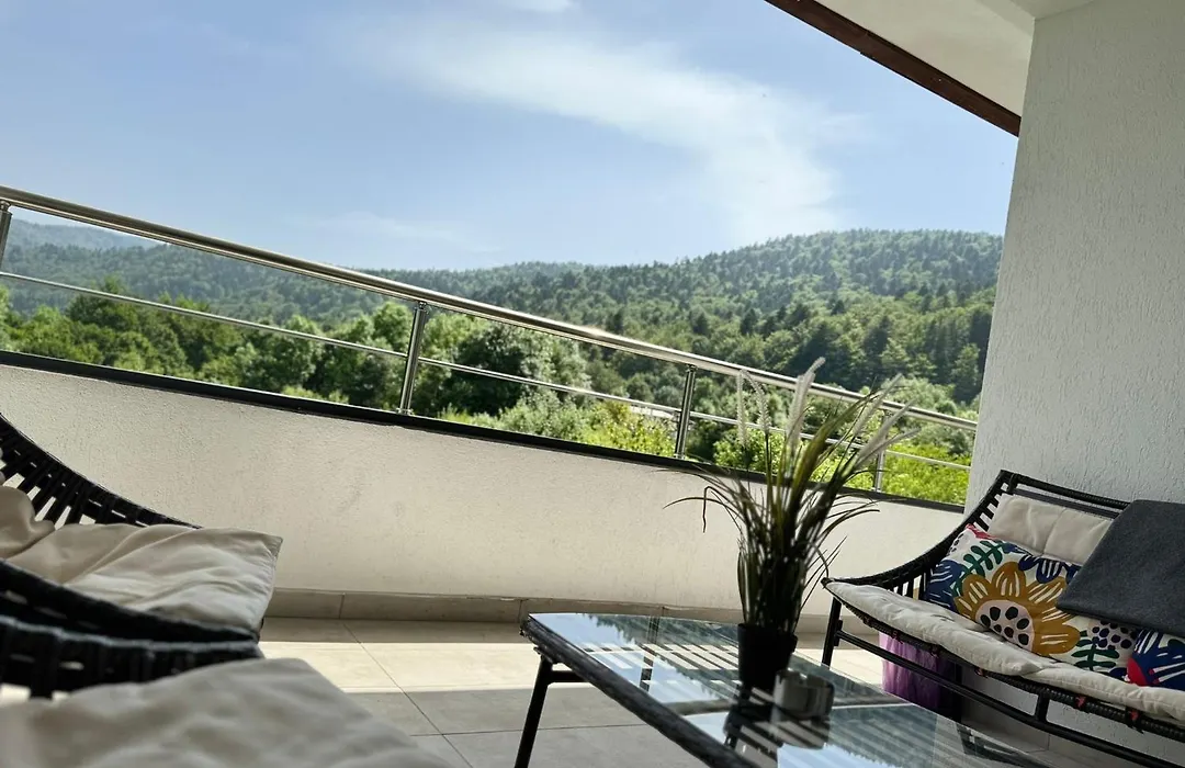 Panoramic Forest View Sinaia - Balcony And Private Parking-1