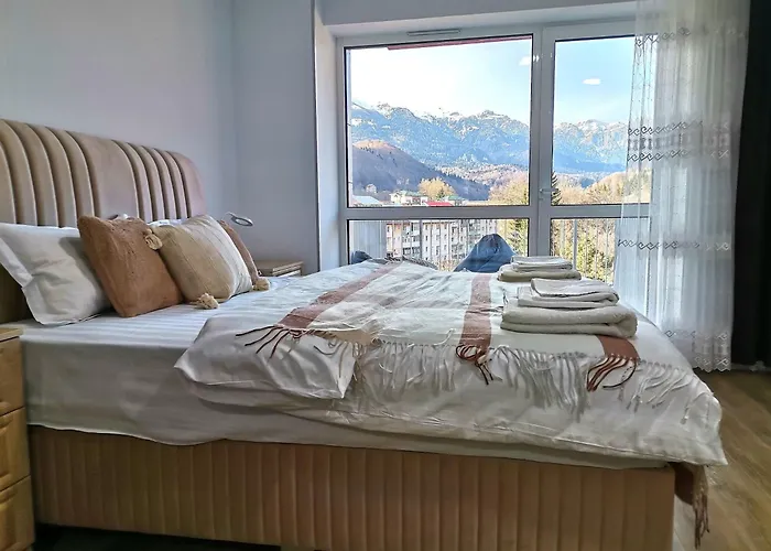 Tutu Studio Sinaia cu vedere panoramica Early Checkin